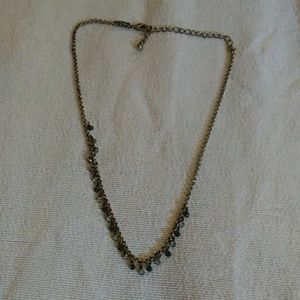 Lia Sophia blue and silver necklace